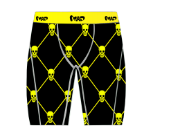 Black Yellow Skull Underwear