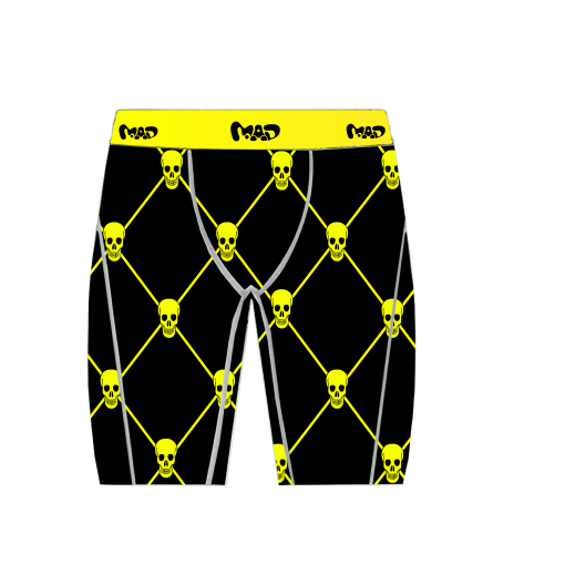 Black Yellow Skull Underwear