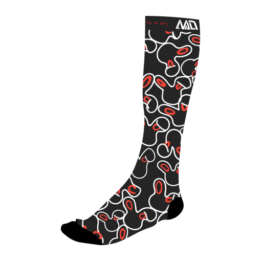 Hollow Bunny Black Socks