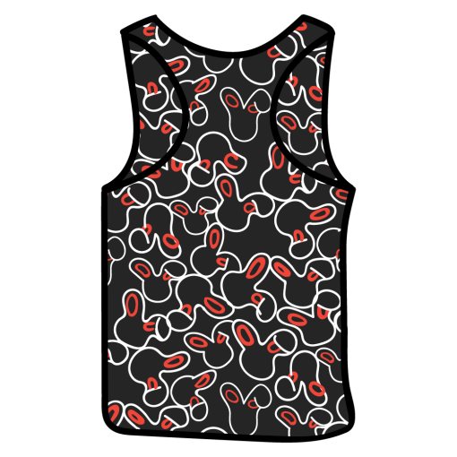 Hollow Bunny Black Tank