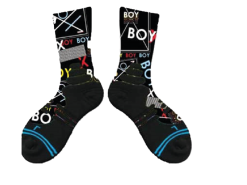 Multi Color White Black Socks Black Socks Men Socks