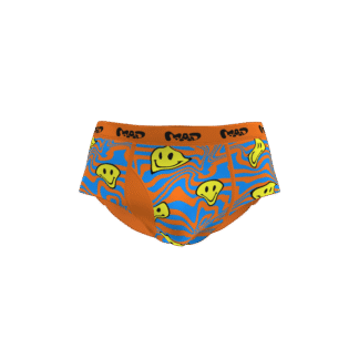 MEALLDAY Melt Brief Blaze blue orange yellow smileys streetwear underwear