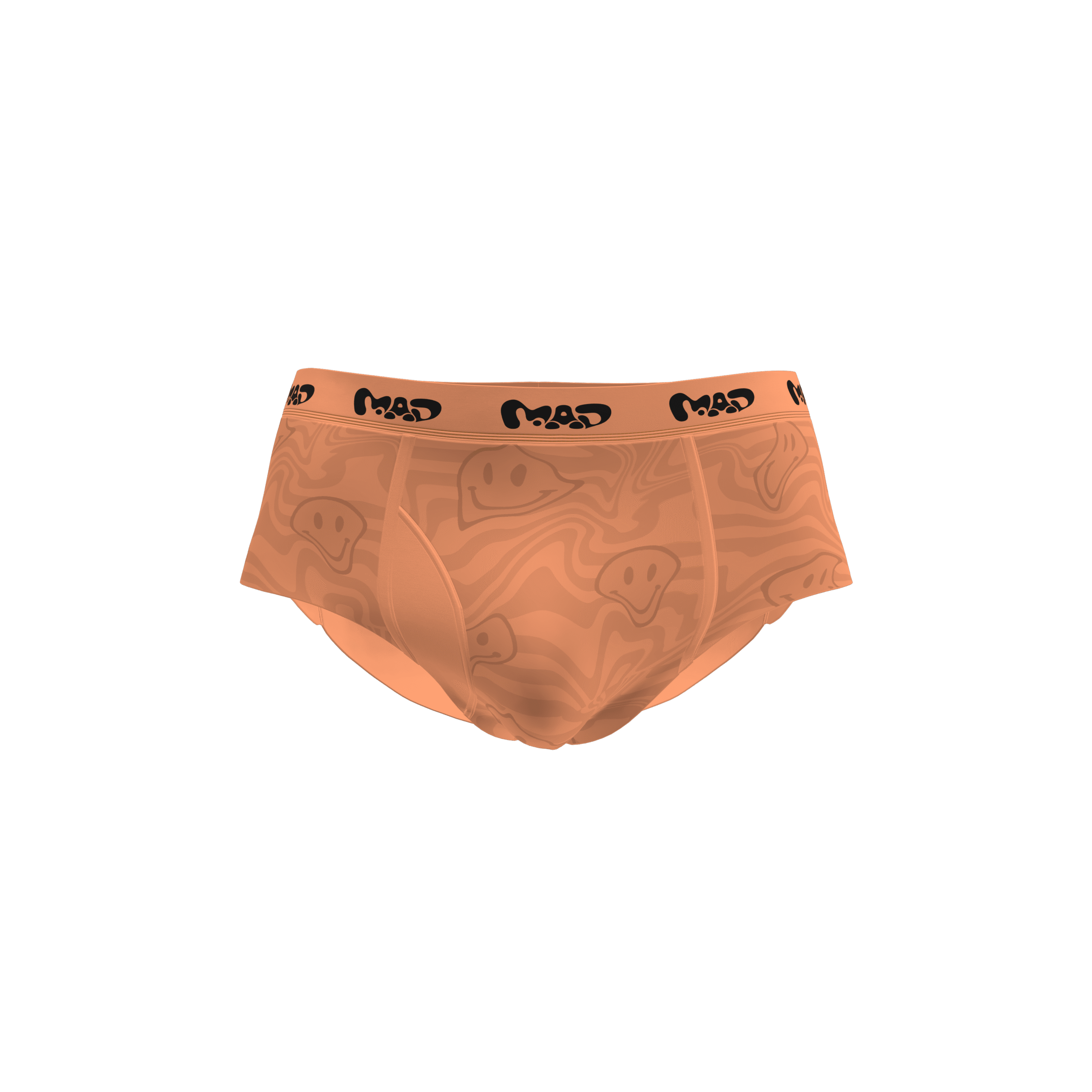 MEALLDAY Melt Brief Nude peach tonal smiley swirl streetwear underwear