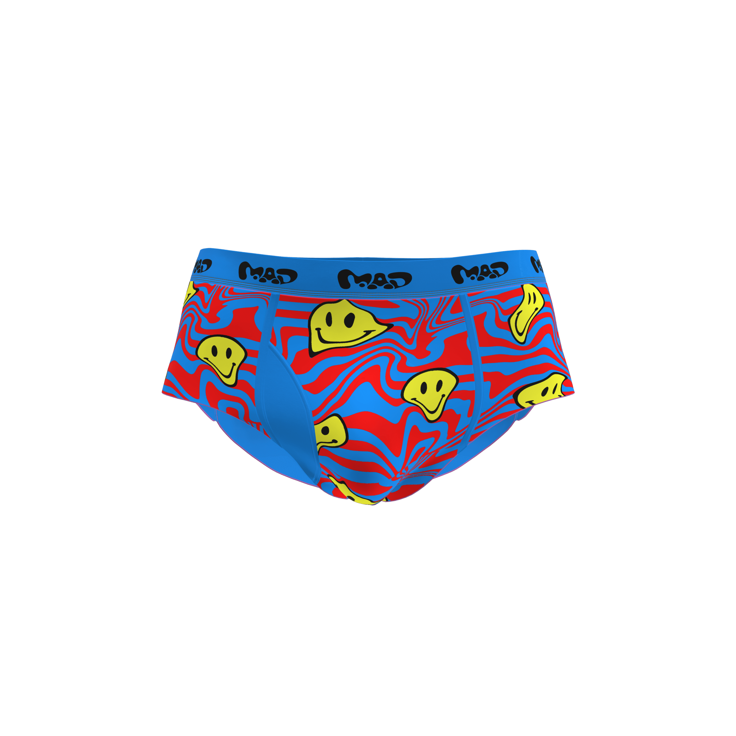 MEALLDAY Melt Brief Riot blue red yellow smileys streetwear underwear