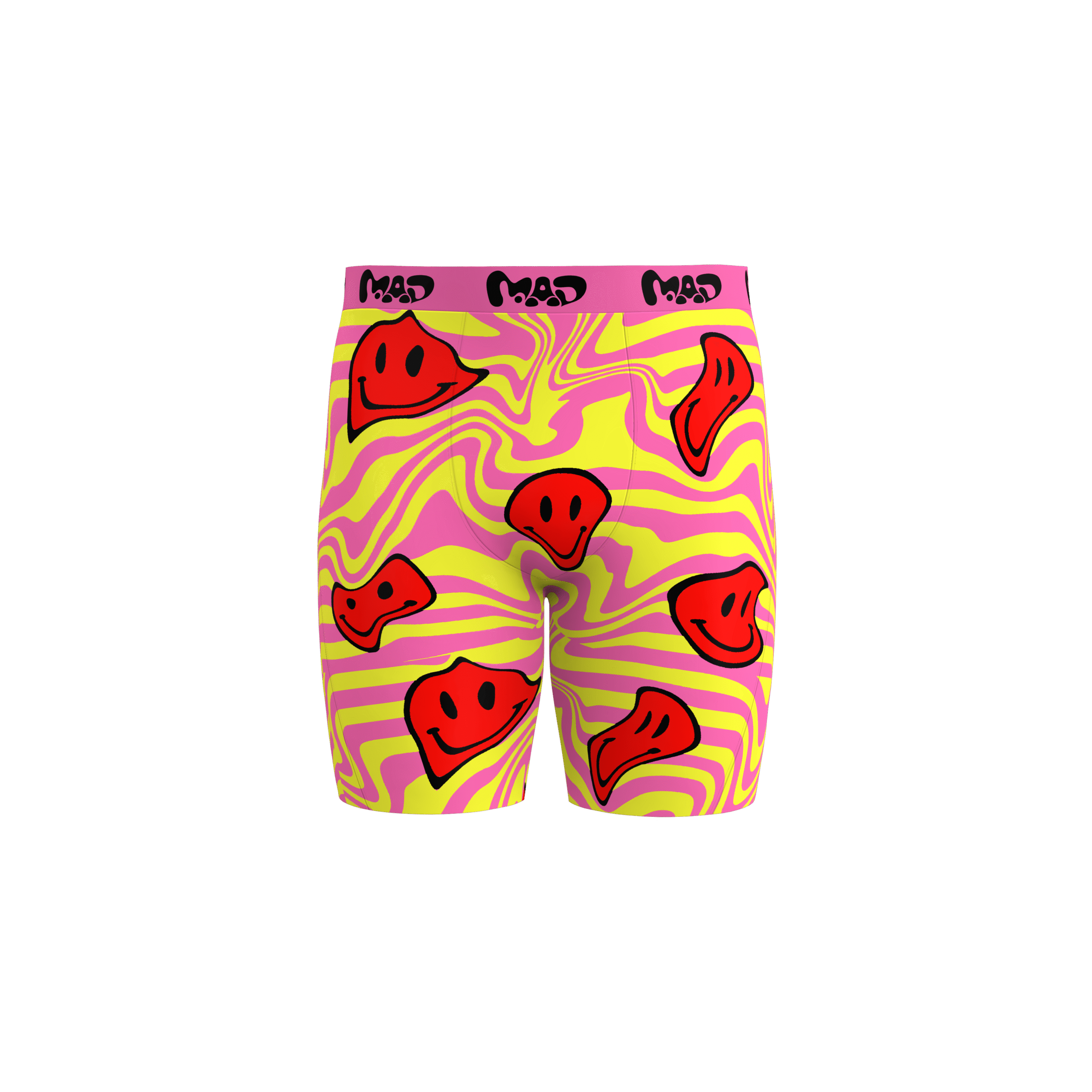 MEALLDAY Melt Boxer Brief Burst pink yellow red smileys streetwear underwear