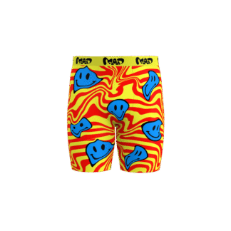MEALLDAY Melt Boxer Brief Voltage yellow red blue smileys streetwear underwear