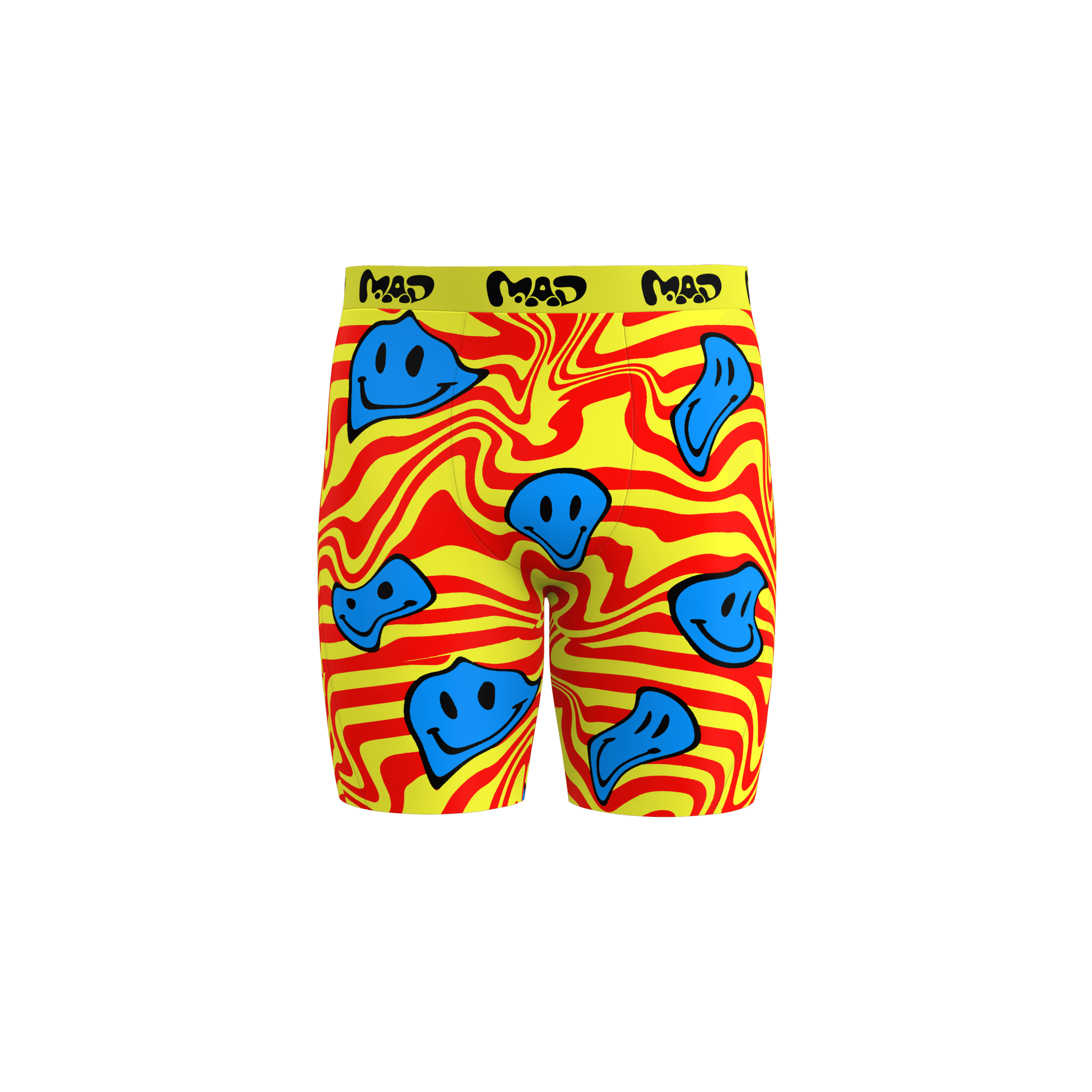 MEALLDAY Melt Boxer Brief Voltage yellow red blue smileys streetwear underwear