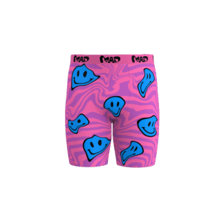 MEALLDAY Melt Boxer Brief Candy pink blue smileys streetwear underwear