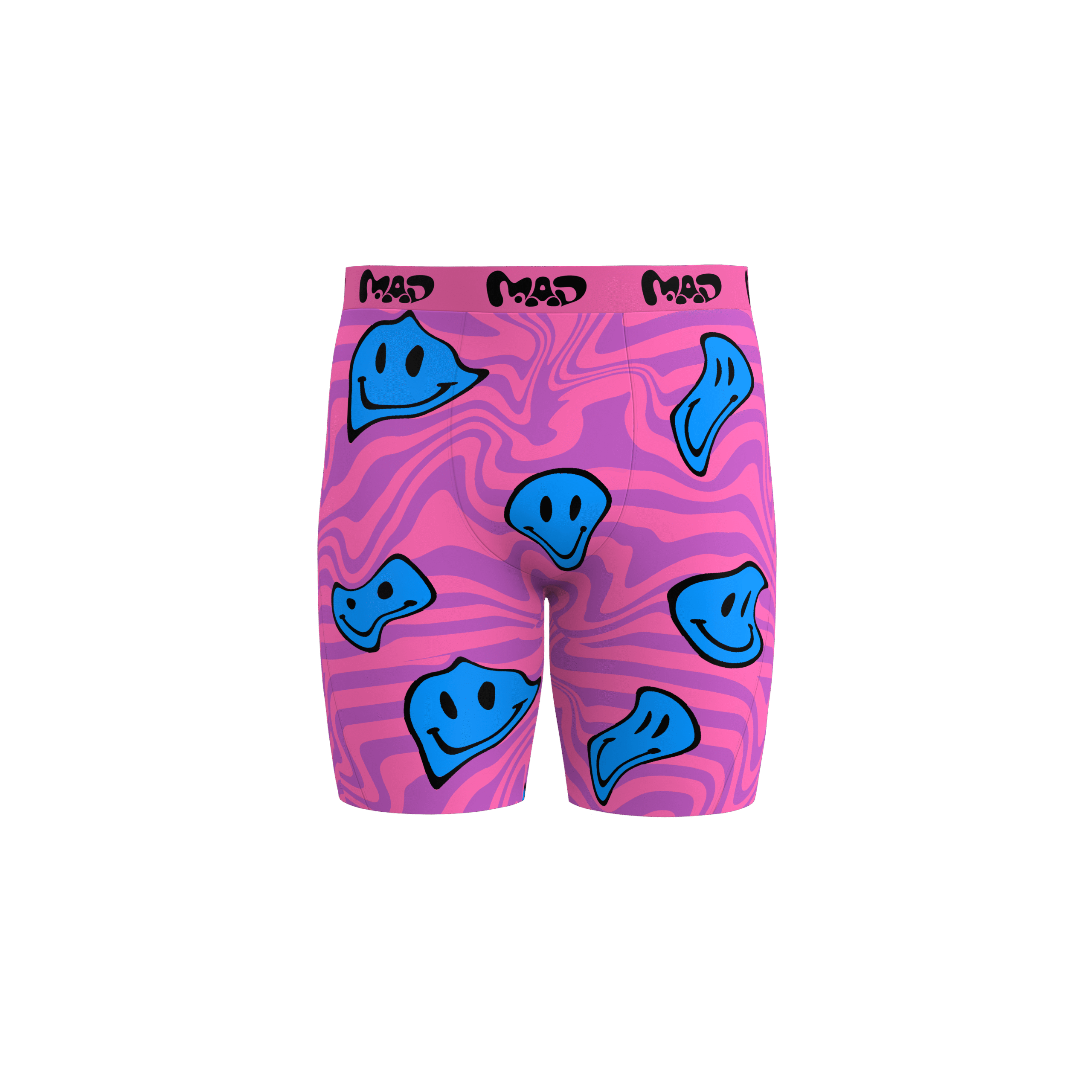 MEALLDAY Melt Boxer Brief Candy pink blue smileys streetwear underwear