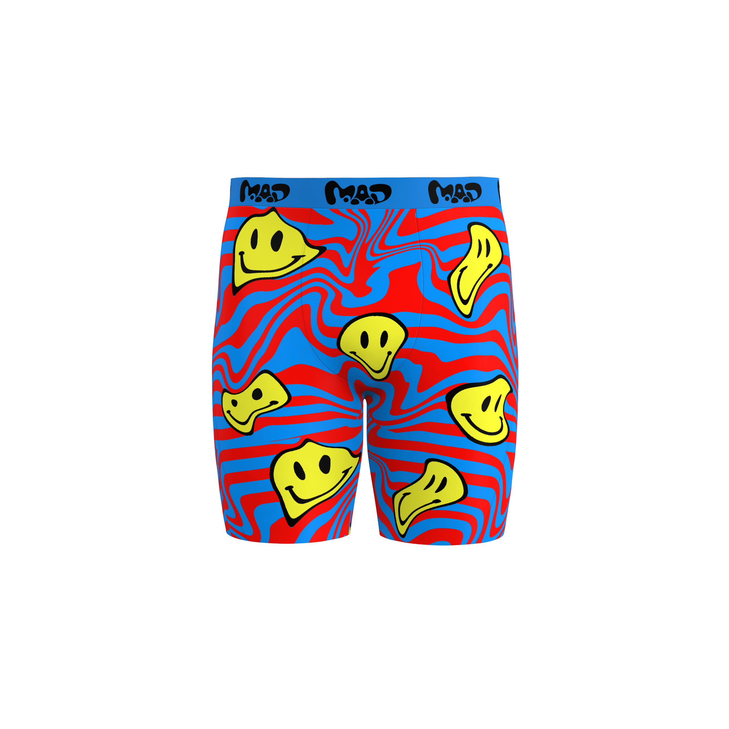 MEALLDAY Melt Boxer Brief Riot blue red yellow smileys streetwear underwear