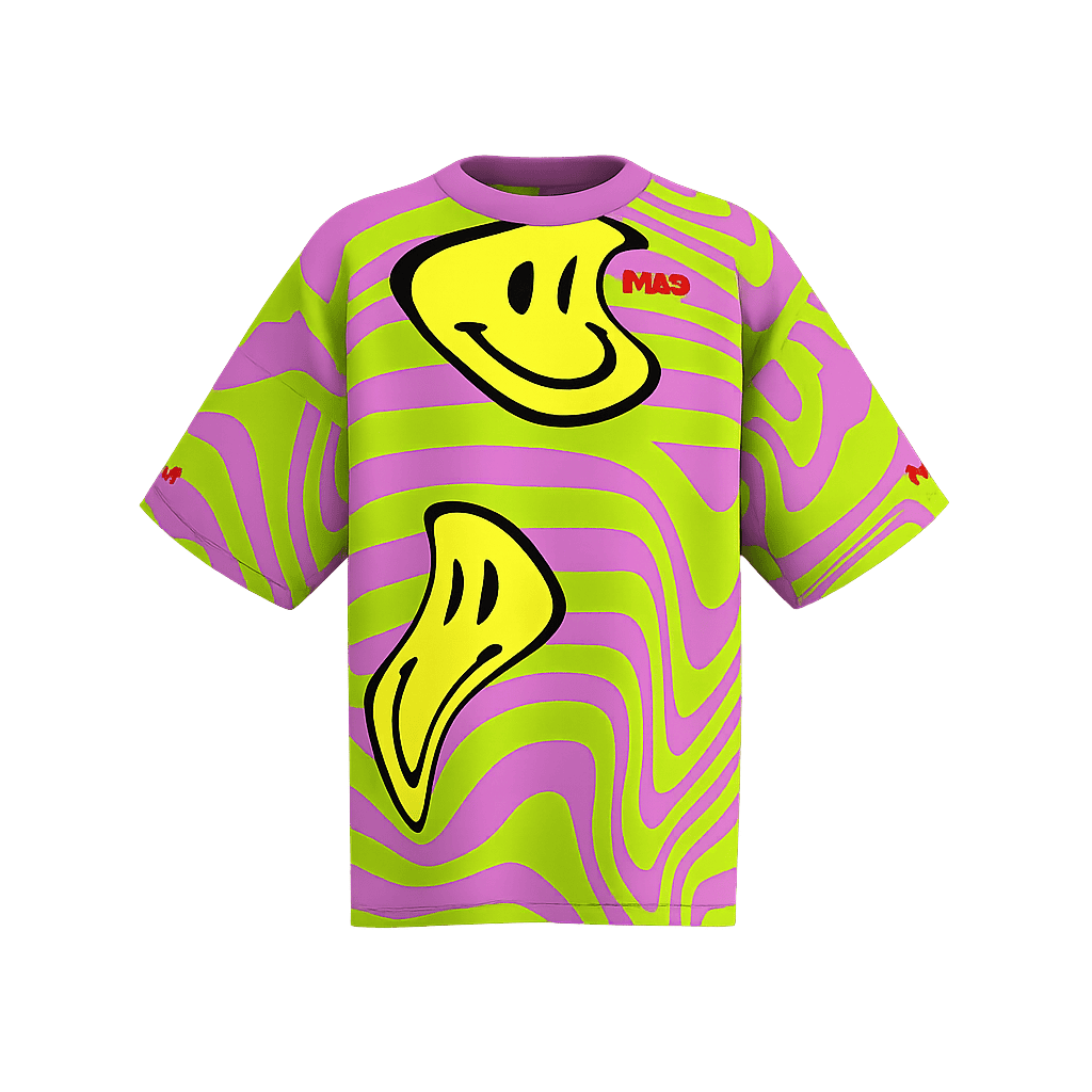 MEALLDAY Melt Tee —Slime (Lavender Variant)