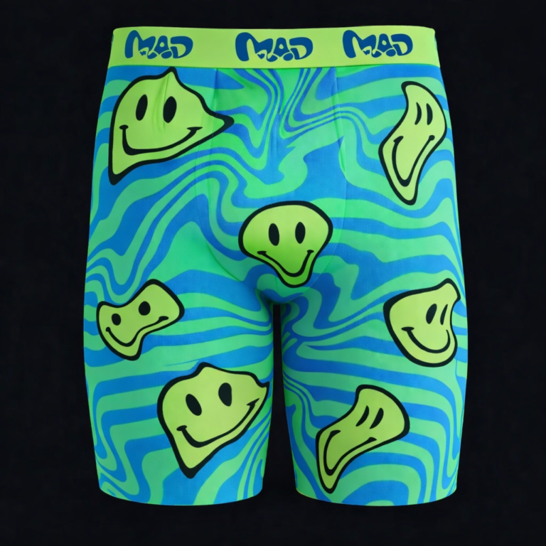 Meallday Melt Boxer Briefs - Electric Lime Edition | Psych Underwear