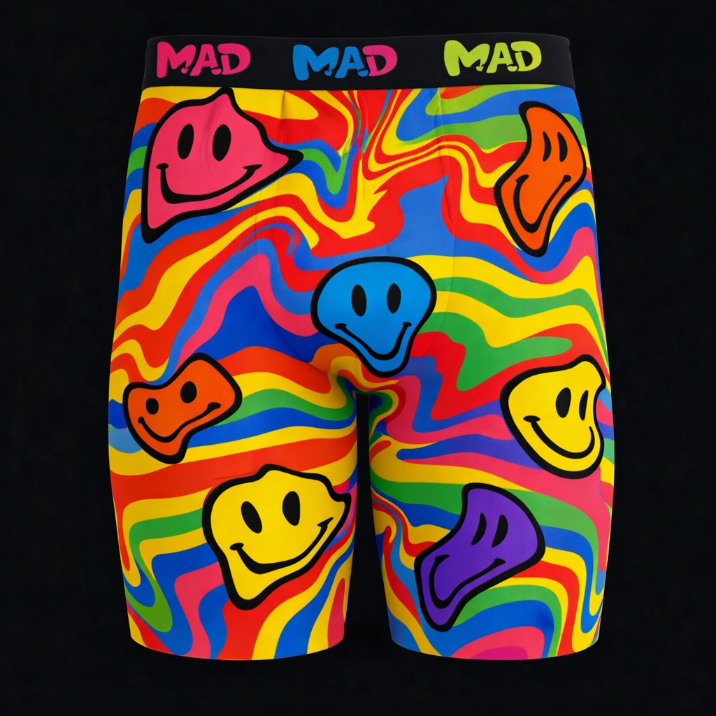 Meallday Melt Boxer Briefs – Rainbow Psyche Edition | Psych Underwear