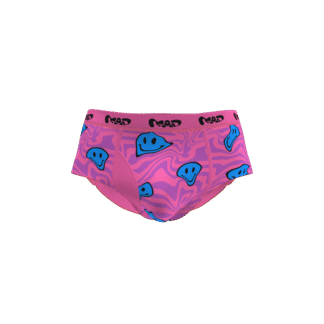MEALLDAY Melt Brief Candy pink purple blue smileys streetwear underwear