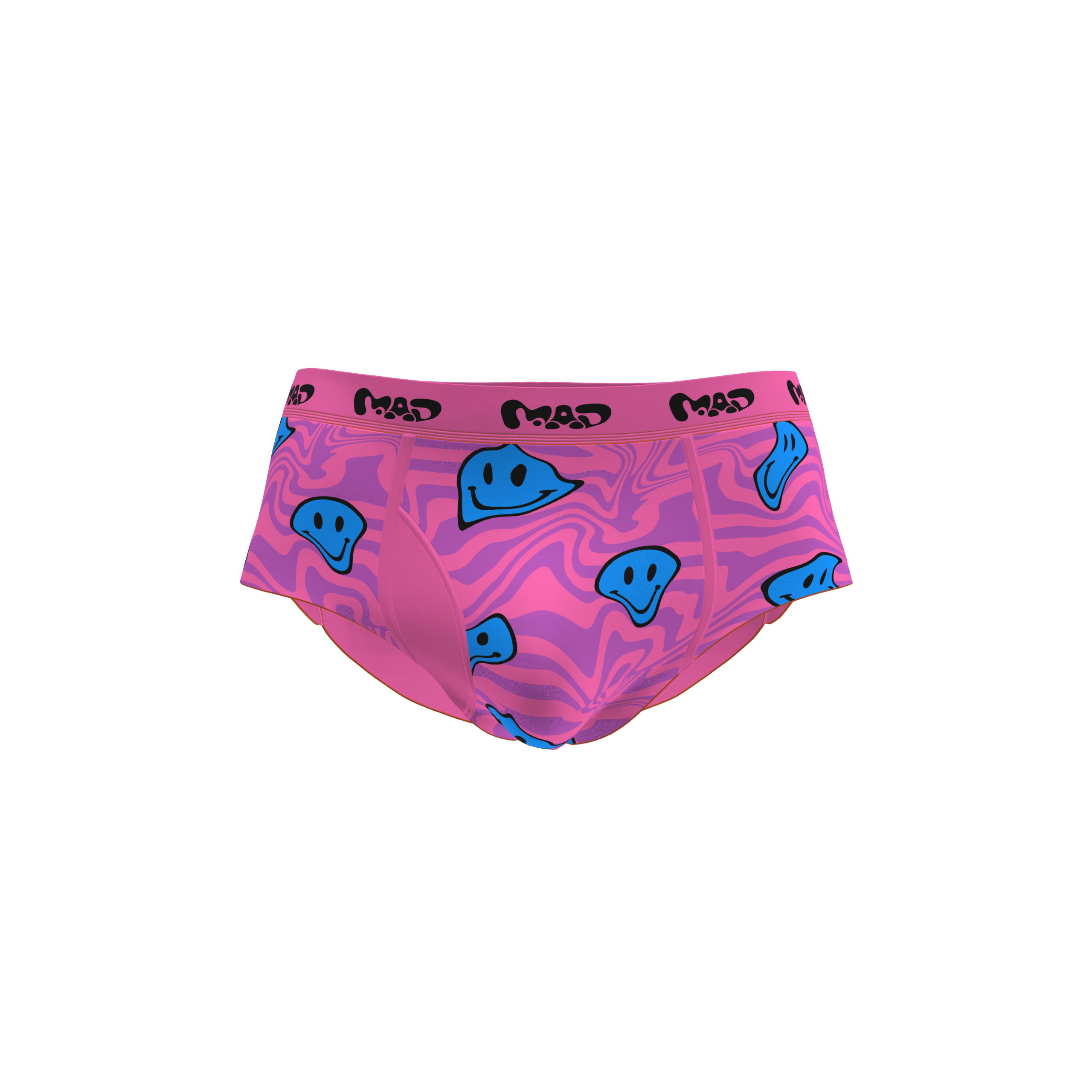 MEALLDAY Melt Brief Candy pink purple blue smileys streetwear underwear