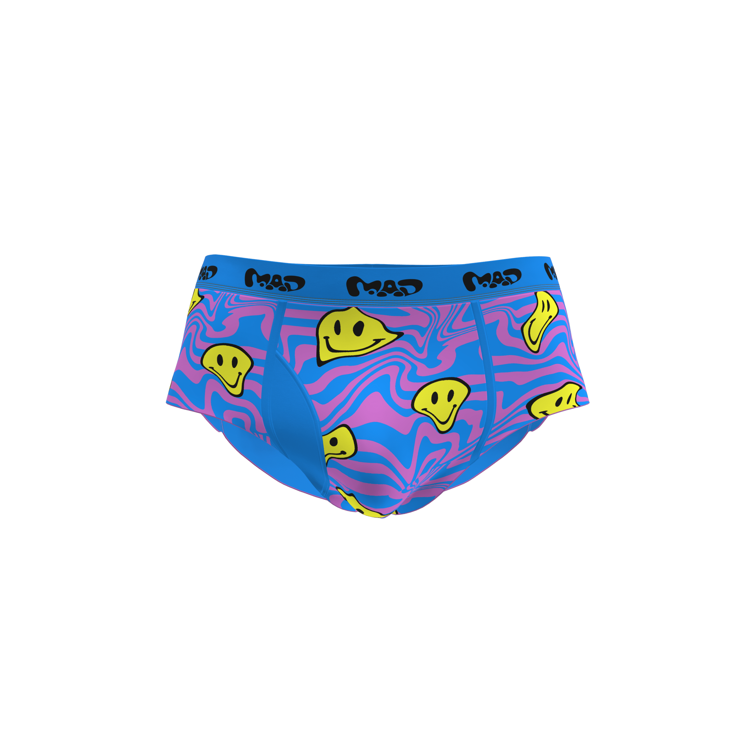 MEALLDAY Melt Brief Mirage blue pink yellow smileys streetwear underwear