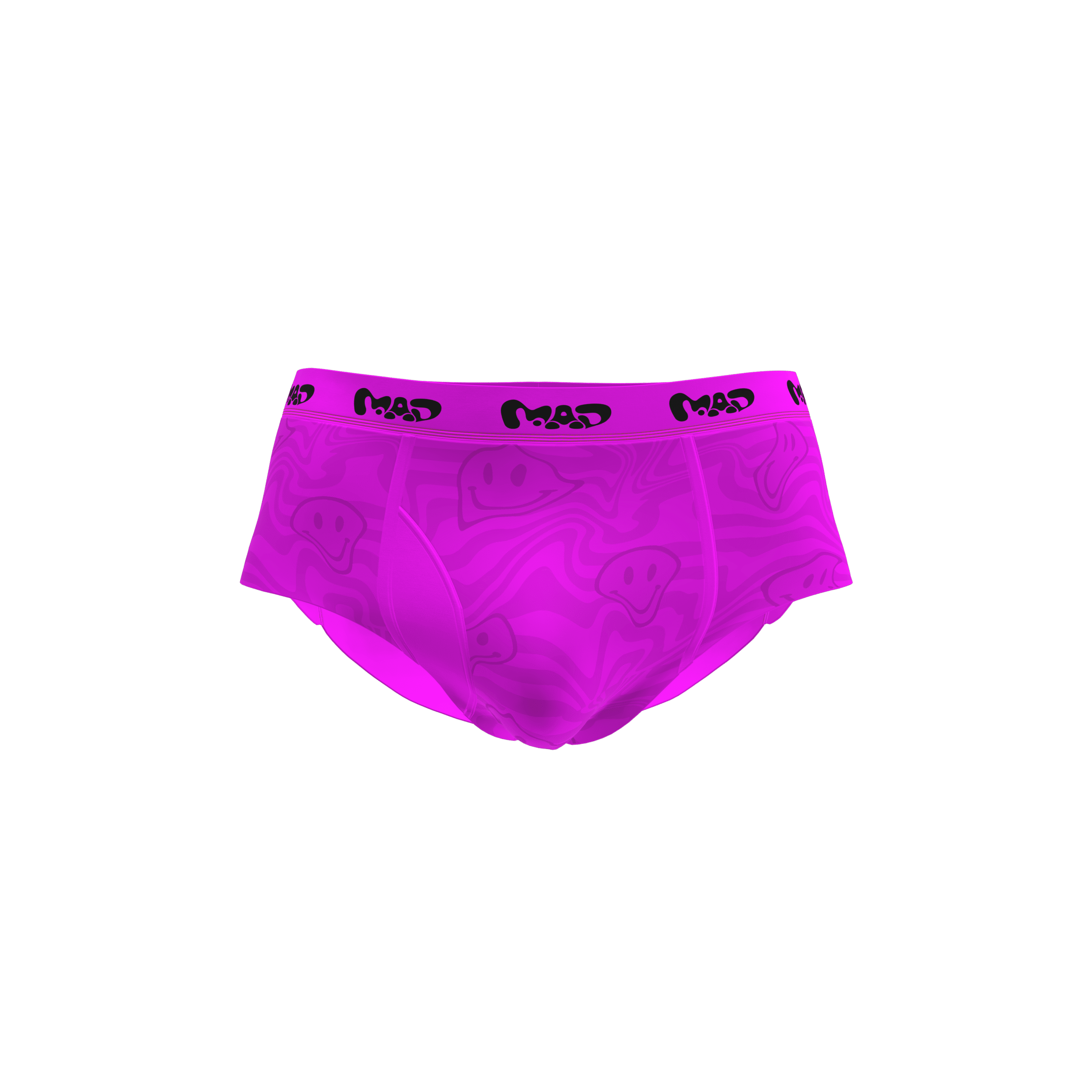 MEALLDAY Melt Brief Neon magenta tonal smiley streetwear underwear