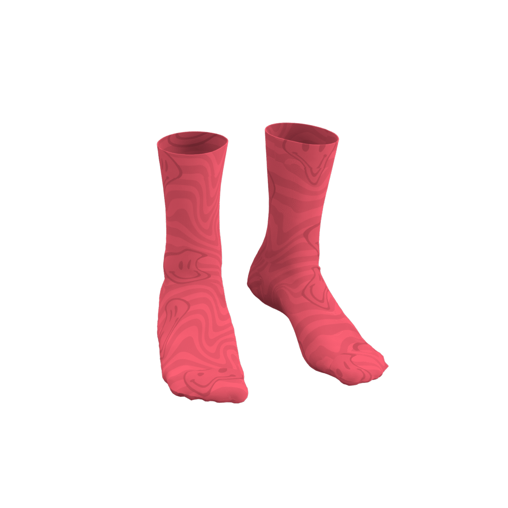 MEALLDAY Melt Sock — Coral